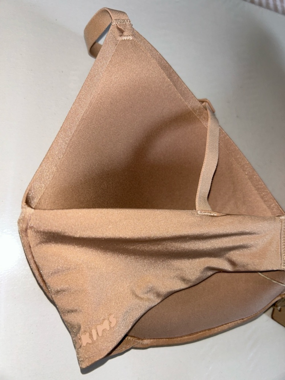 NWT SKIMS Wireless Form Push Up Plunge Bra in Clay - Picture 6 of 12